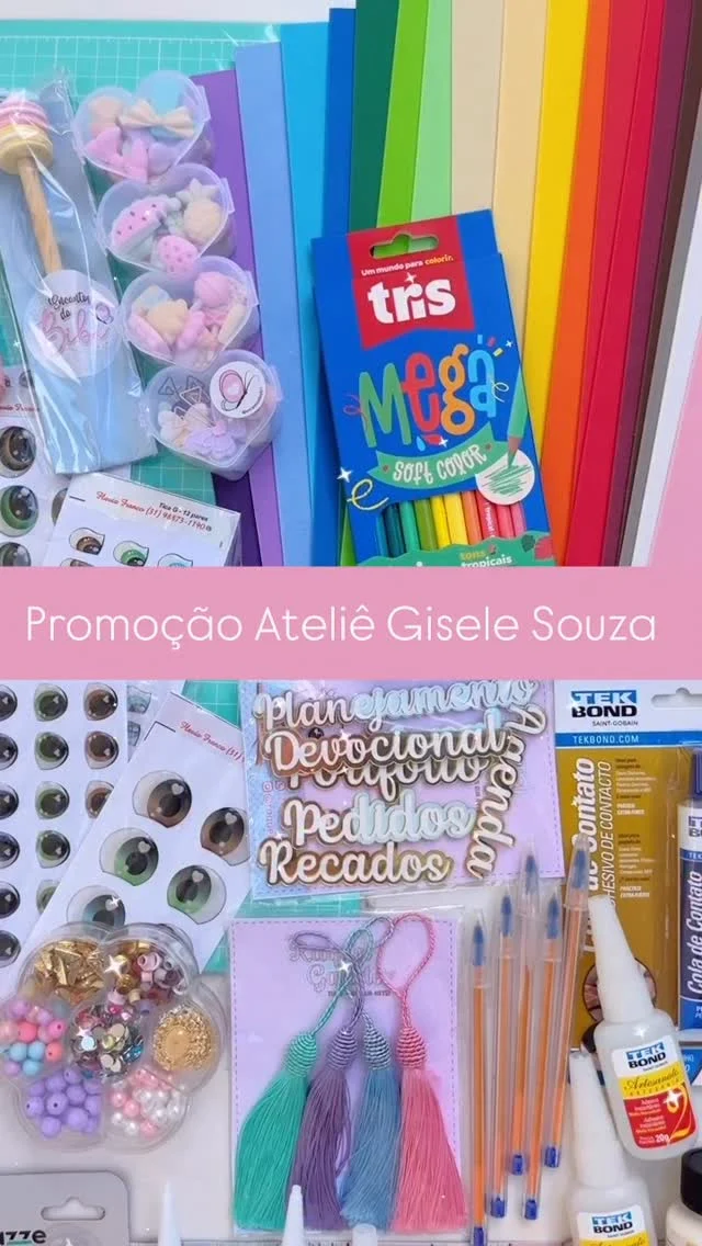 SORTEIO!!!

Para participar do sorteio desse kit de materiais maravilhoso é muito fácil; faça sua comprinha pelo site ou pelo WhatsApp, durante a campanha do dia das mães (08/05 ao dia 11/05), acima de 50,00 e use o cupom MAMAEARTESA.
Você vai ter 30% de desconto e concorre a esse kit de materiais!
Todo o site é todo o catálogo de minicursos e apostilas entra nessa promoção ok!

Corre para participar dessa promoção… pois está imperdível!

Boa sorte!!!!