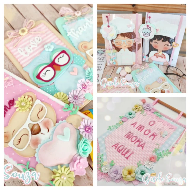 Minicurso especial Dia das mães.
De 69,90 por apenas 35,00
Por tempo limitado!

Lindas opções de lembrancinhas e presentes artesanais para agradar as mamães 🩷
Minicurso em grupo fechado no Facebook, com aulas em vídeo, moldes e arquivos digitais.

Adquira pelo site www.ateliegiselesouza.com.br